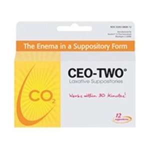  CEO TWO Laxative Suppositories   12 count Health 