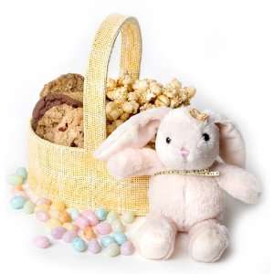 Geoff & Drews Plush Easter Bunny Basket  Grocery 