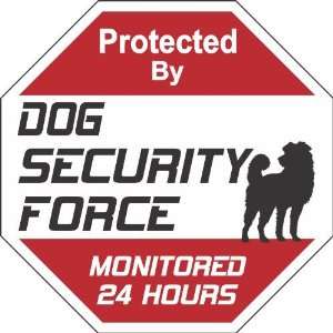  Dog Yard Sign Security Force Dog