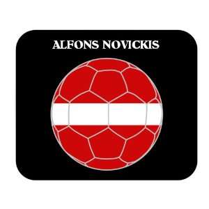  Alfons Novickis (Latvia) Soccer Mouse Pad 