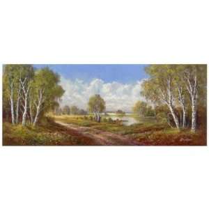  Birch Lane At Horni Rybniky By H Buchner Highest Quality 