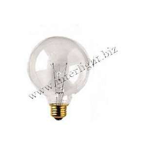 60G40 130V 60W CLEAR MEDIUM BASE GLOBE Ah Lighting Light Bulb / Lamp Z 