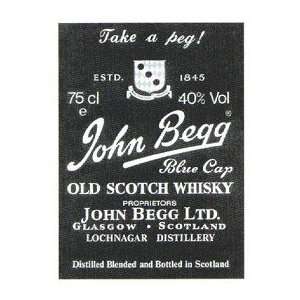  John Begg Scotch Blue Cap 1L Grocery & Gourmet Food