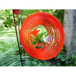  3 D Hummingbird Wind Spinner   Red Patio, Lawn & Garden