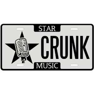  New  I Am A Crunk Star   License Plate Music