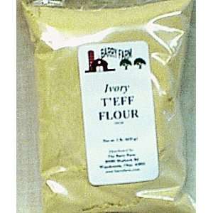 Ivory Teff Flour, 1 lb.  Grocery & Gourmet Food