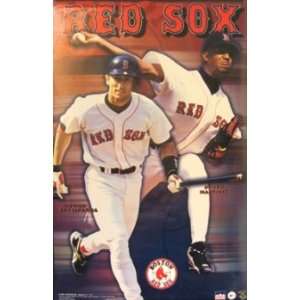 Boston Red Sox Nomar & Pedro Poster 23x35 