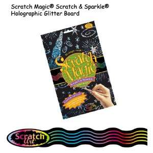  Scratch Magic Scratch & Sparkle Holographic Glitter Board 