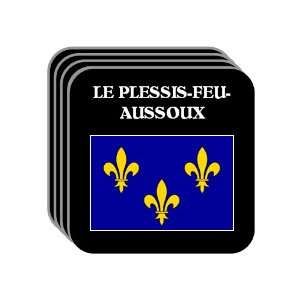  Ile de France   LE PLESSIS FEU AUSSOUX Set of 4 Mini 