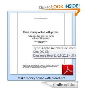 Make money online with proofs Salah Salamah  Kindle Store