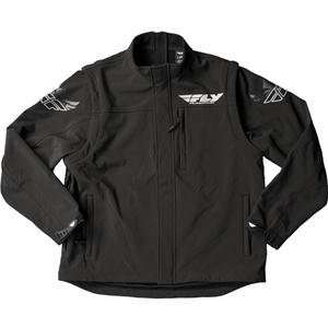  Fly Racing Black Ops Convertible Jacket   Large/Black/Grey 