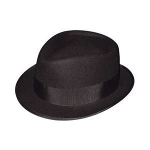  Pams Gangster Hats  Blues Hat  Black Wool Felt 