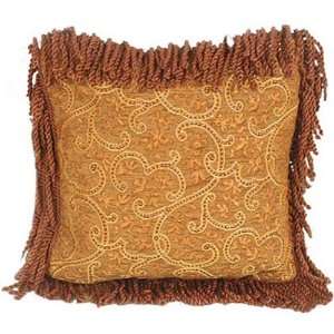  Pillow 18inch Square Bullion Terracotta