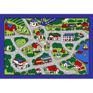  Streets Map Children Area Rug 39x58