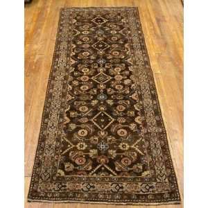    3x9 Hand Knotted Mahal Persian Rug   911x34
