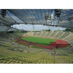  Interior of the Olympic Stadium, Munich, Bavaria, Germany 