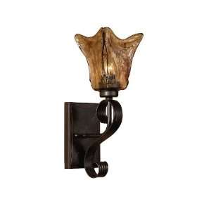 Vetraio Collection 1 Light 15ö Oil Rubbed Wall Sconce with Toffee Art 