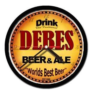  DEBES beer ale cerveza wall clock 