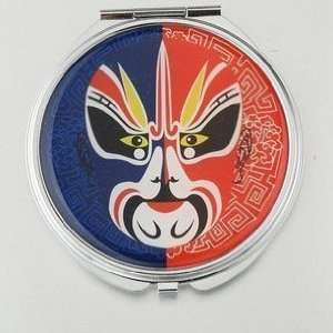  HOLI& Theatrical Mask Round Mirror Cosmetic Mirror Compact 