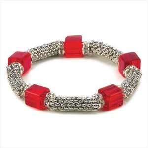  Red Nouveau Ice Bracelet   Style 13006