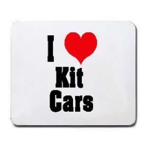  I Love/Heart Kit Cars Mousepad