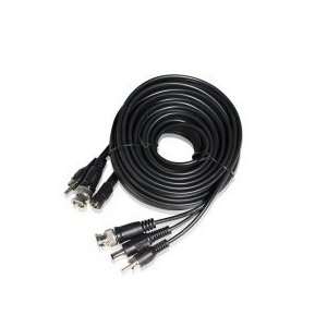  50ft AWG22 Premade Siamese Video + Power + Audio Cable 