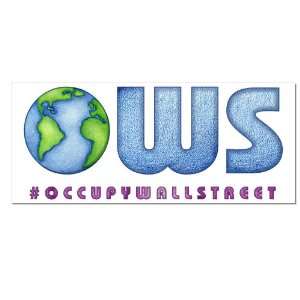 Hashtag Occupy Wall Street Global OWS WE ARE THE 99% Window or Bumper 