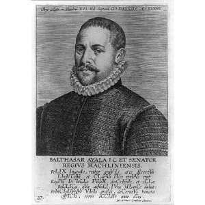  Balthasar Ayala,1548 1584,in uniform,facing left