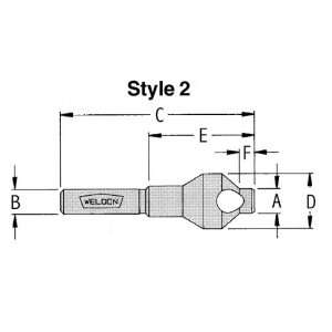  5/16 X 5/1682 Degree Piloted Countersink