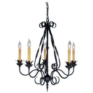  Framburg 1815 Galicia Dining Chandelier in Charcoal Baby