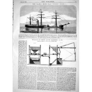  Engineering 1866 Bahia Iron Clad Turret Ship Modern Mining 
