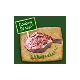 Niman Ranch Cowboy Beef Steak, 18 oz bone in   Grocery 