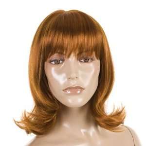    Sandy Auburn Ginger Cute Fashion Flick 50s 60s Style Wig Beauty