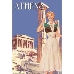  Exclusive By Buyenlarge Athens 50s Fashion Tour II 28x42 