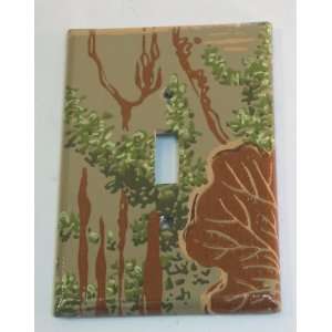    Vintage Sea Coral & Kelp Switchplate Cover 
