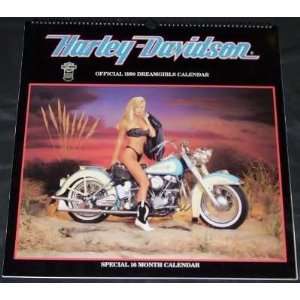  Harley Davidson 1990 Dreamgirls Calendar