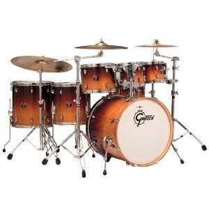   Maple CMT E826P MOF 6 Piece Drum Set Mocha Fade Musical Instruments