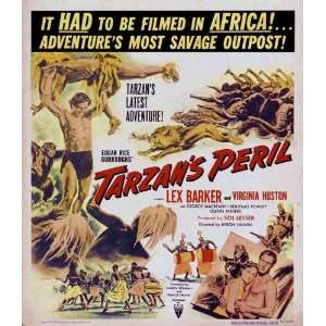  Tarzans Peril   Movie Poster   27 x 40 Inch (69 x 102 cm 