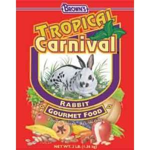  Top Quality Tropical Carn Gourm Rabbit Food 3lb 6pc Pet 