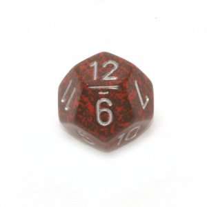  Chessex Speckled 16mm Silver Volcano d12 Toys & Games