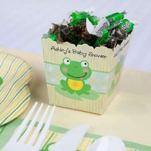   Frog   Personalized Candy Boxes for Baby Showers 