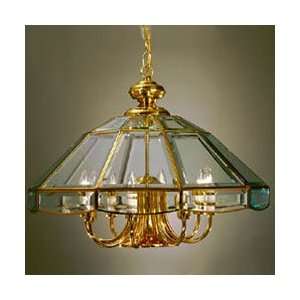   Polished Brass Crystal Palace Chandeliers Mid Sized