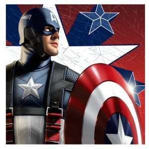   Lets Party By Hallmark Captain America Lunch Napkins 