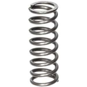 Music Wire Compression Spring, Steel, Inch, 0.36 OD, 0.049 Wire Size 
