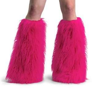  Furry Hot Pink Boot Sleeves 