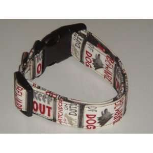   of Dog Watchdog On Duty Keep Out Dog Collar Small 1 