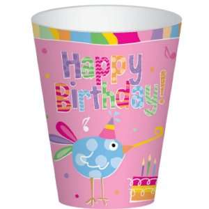  Birthday Tweets Plastic Cups (Set of 8)