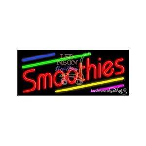  Smoothies Neon Sign 13 Tall x 32 Wide x 3 Deep 