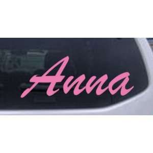  Pink 38in X 13.9in    Anna Car Window Wall Laptop Decal 