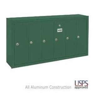   CLUSTER MAILBOX GREEN FINISH SURFACE MOUNTED USPS